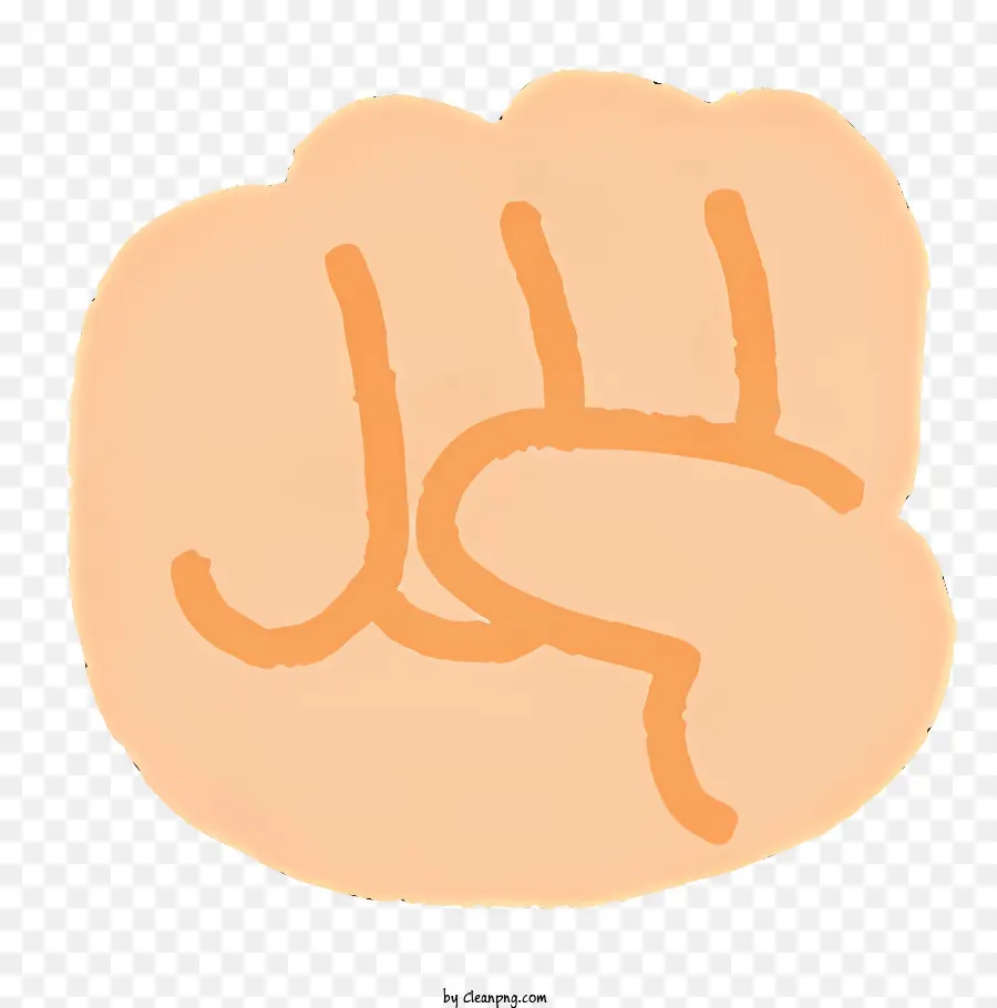 Mittelfinger - Profilbild der Hand mit erhöhtem Mittelfinger