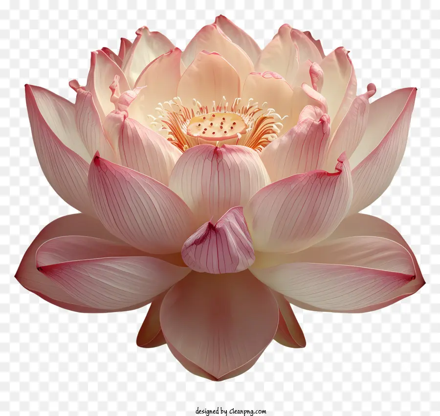 Lotusblüte - Nahaufnahme von rosa Lotusblume
