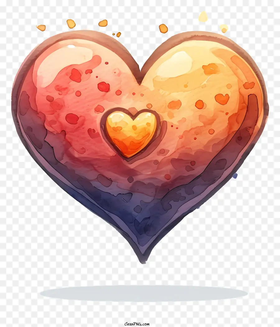 biểu tượng tình yêu - Đá hình trái tim với những giọt nước tượng trưng cho tình yêu