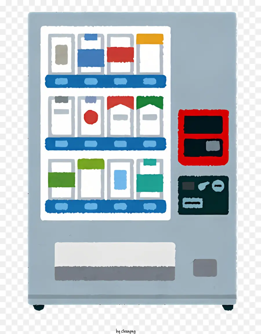 Icon -Automaschine Dosen Lebensmittel Thunfischmais - Öffentliche Verkaufsmaschine mit Dosenfutteroptionen