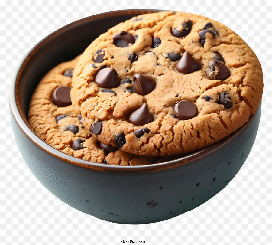 chocolate chip cookies in bowl chocolate chip cookies freshly baked cookies soft and fluffy cookies crispy chocolate chip cookies