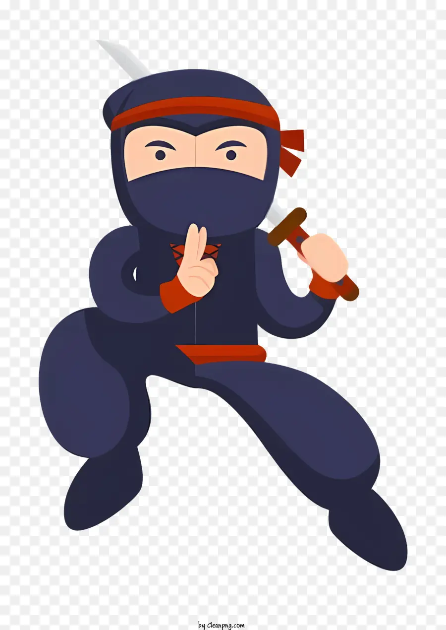 lego ninja ninja sword blue outfit red headband