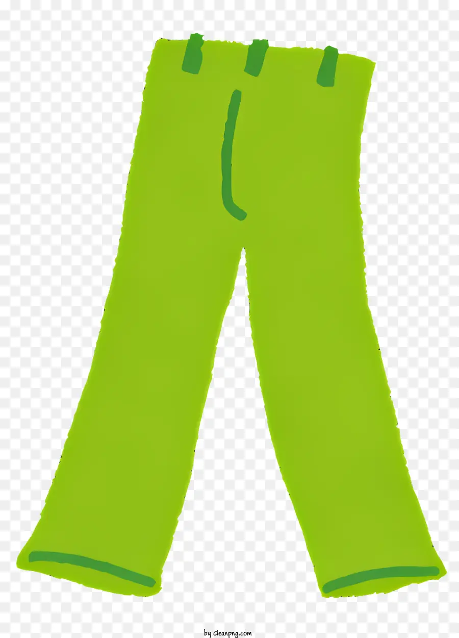 icon pantaloni verdi in rotella di pantaloni leggeri pantaloni di chiusura - Pantaloni verdi con bretelle, chiusura dei pulsanti e tasche