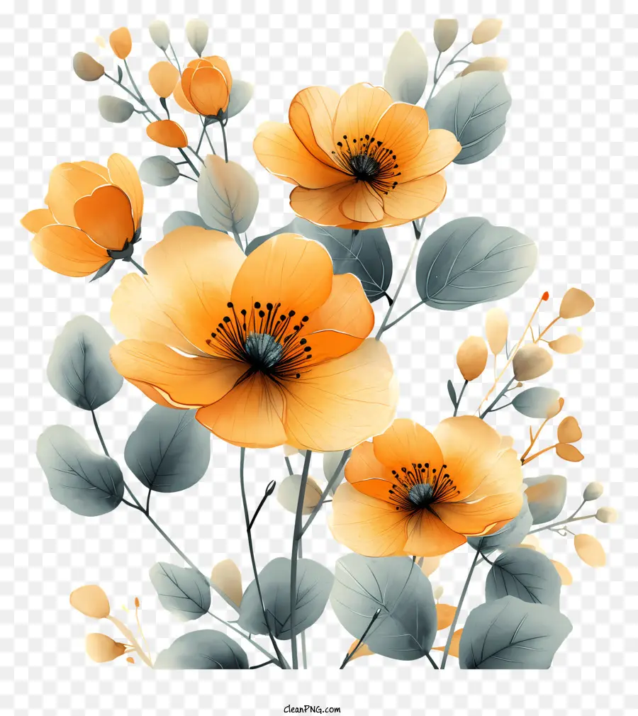Oro fiori - Bouquet di fiori d'arancia fresca e in fiore e giallo