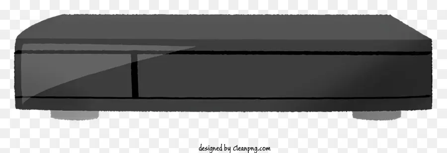 Icon Black Box quadratische Form flacher Oberfläche dunkles Material - Abstrakte Darstellung einer featurellosen Black Box