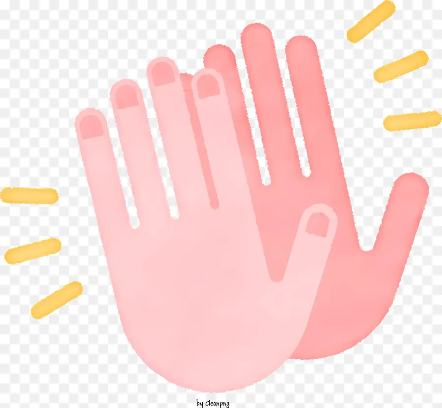 Handhände Geste Akzeptanz Dankbarkeit - Zwei Hände, die in Akzeptanz oder Dankbarkeit erhoben werden