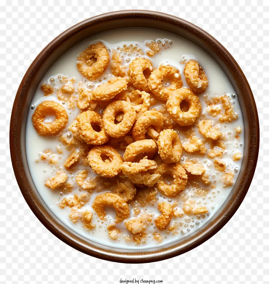 ciotola cereale ciotola ciotola latte mais cereali - Immagine di cereali di mais con latte nella ciotola
