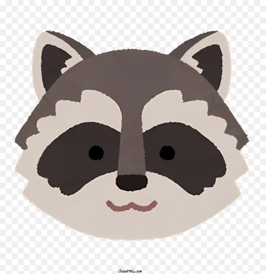 Động vật Raccoon Mặt nạ Raccoon đeo mặt nạ màu nâu - Raccoon đeo mặt nạ, Headshot, Facing Right