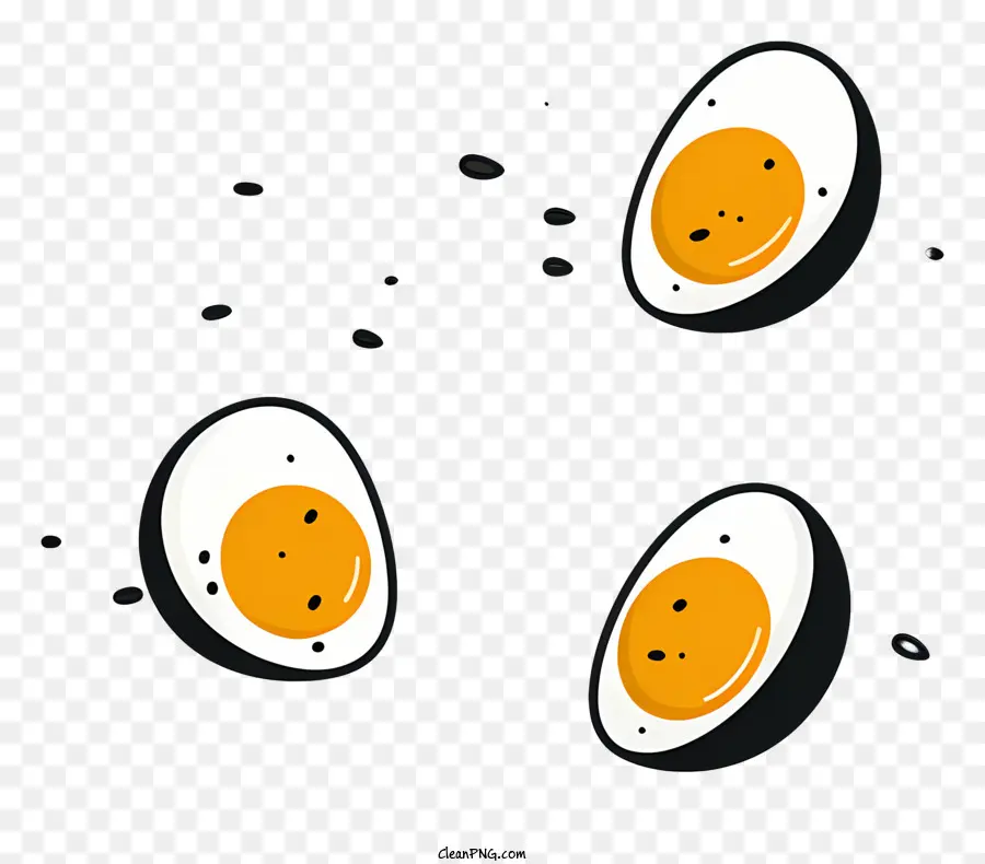 gekochte Eifrischte Eier Frühstück Eier Toast - Gebratene Eier und Toast auf schwarzer Teller