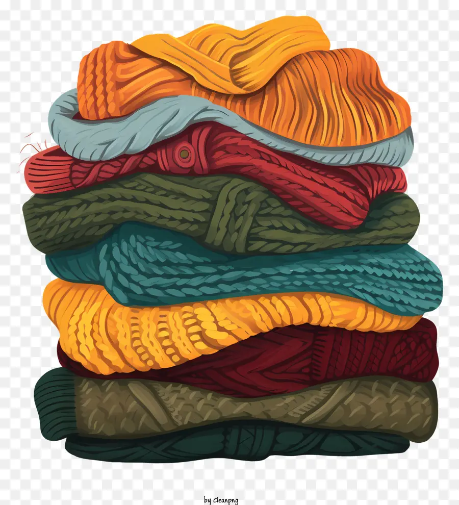 sweater season colorful sweaters knitted sweaters stack of sweaters pile of sweaters