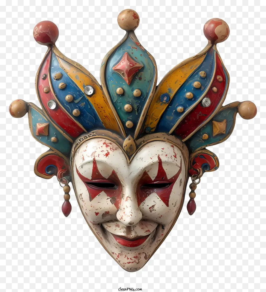 burlone - Maschera in legno con joker, colori vibranti, alta qualità. 
10/10