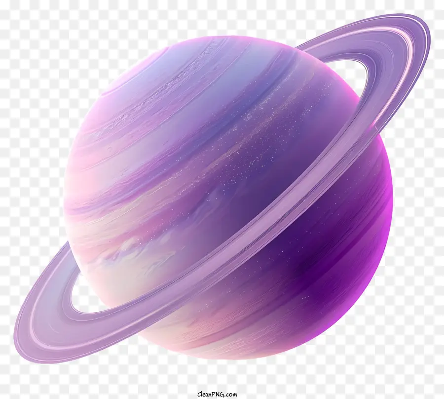 Saturn - Rosa Saturn mit Ring; 
Hintergrundobjekte unbekannt