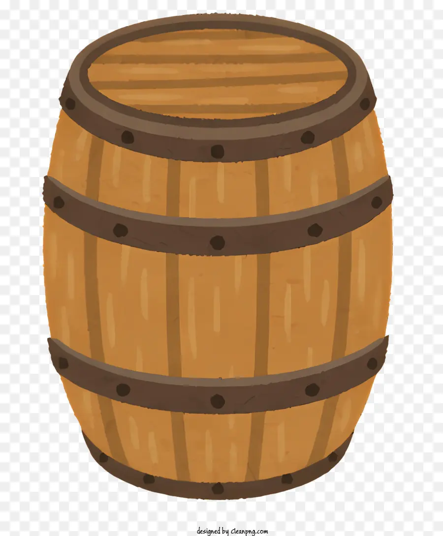 drink wooden barrel staves metal hoop black metal