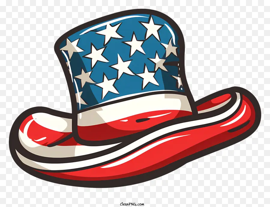 i presidenti di giorno - Immagine di bandiera americana su un cappello