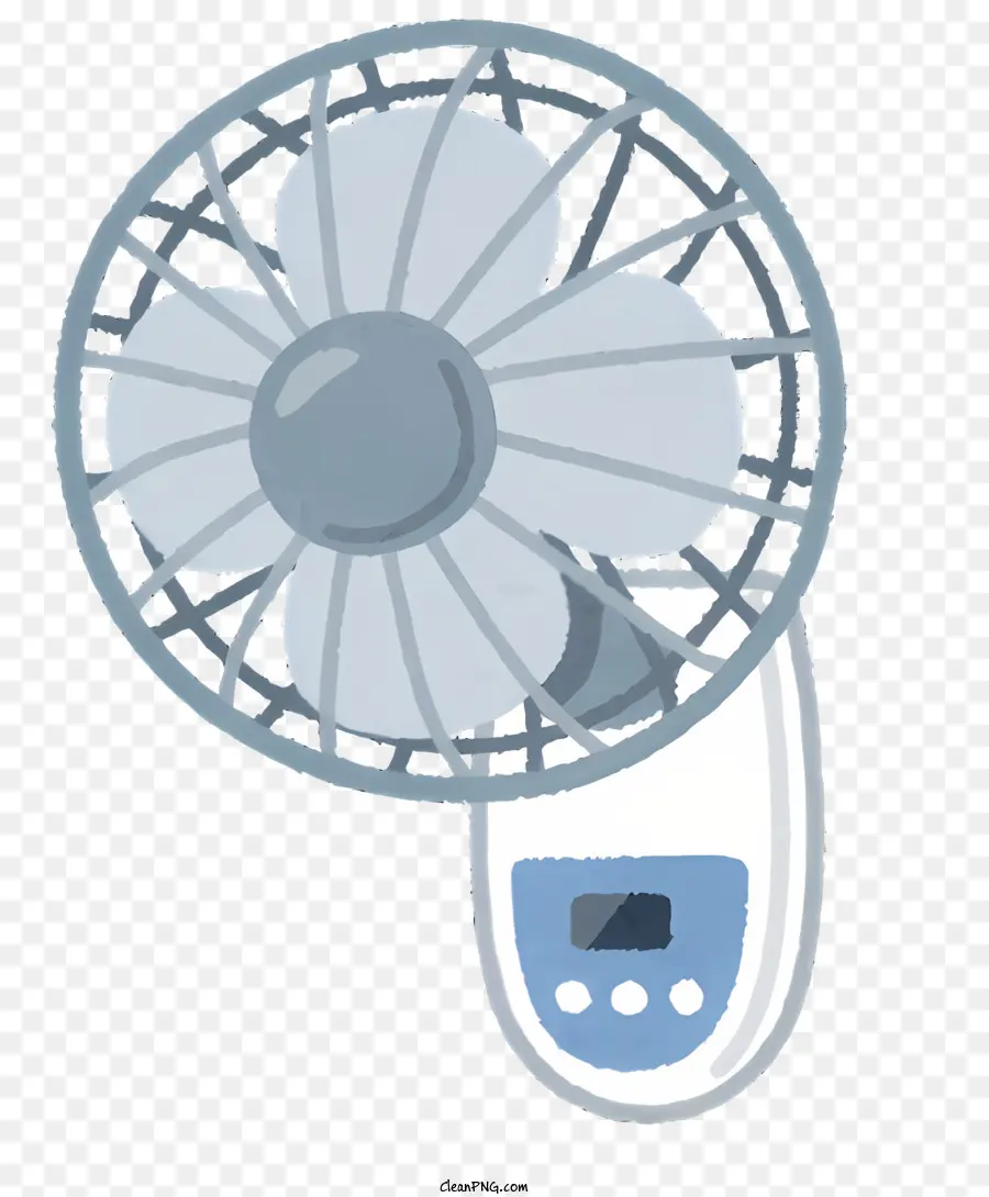 icon wall-mounted fan white fan with blue blades fan with cord wall fan outlet