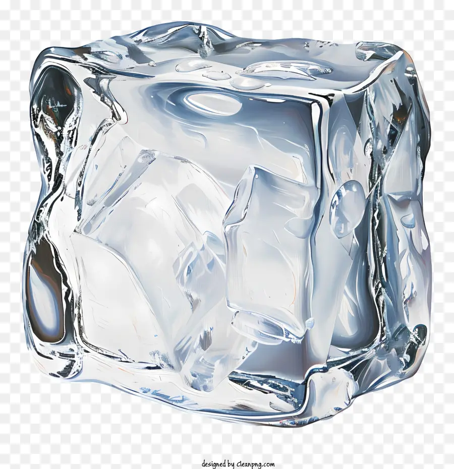 cubo di ghiaccio - Cubetto di ghiaccio inanimato senza proprietà o scopo