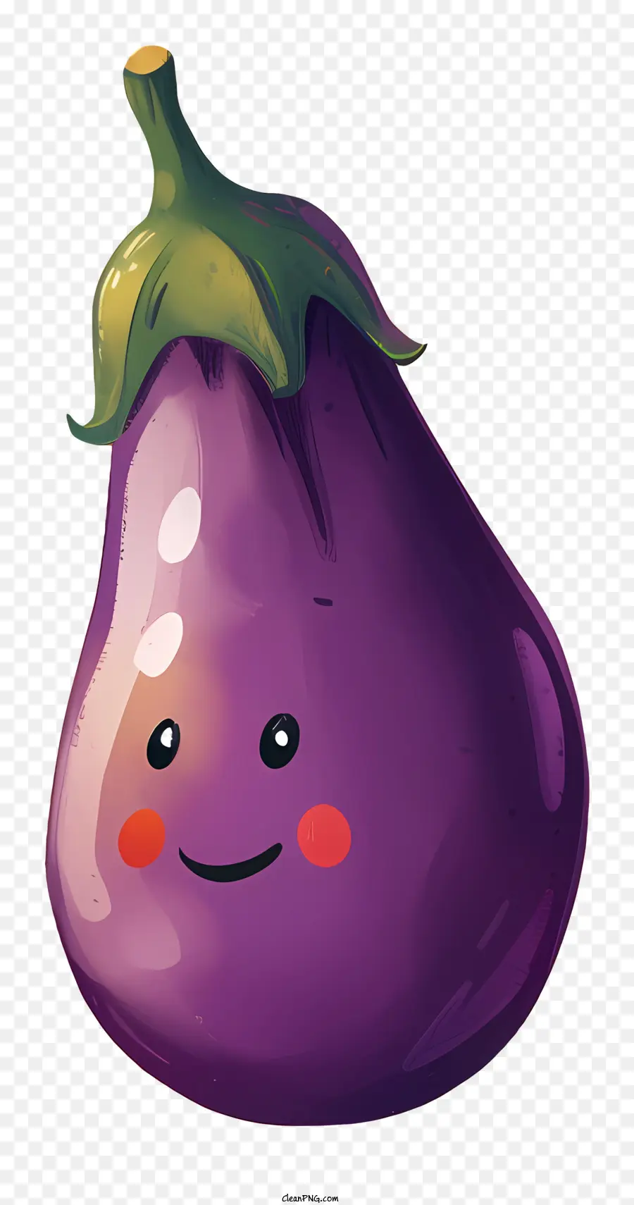 cartoon eggplant eggplant purple vegetable smiling eggplant happy eggplant
