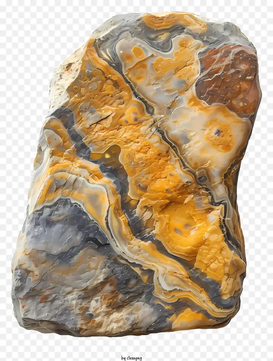 roccia naturale pietra naturale giallo-marrone-grigio roccia rocce suoni e crepe turbini - Roccia colorata e vorticosa senza agenti atmosferici o erosione