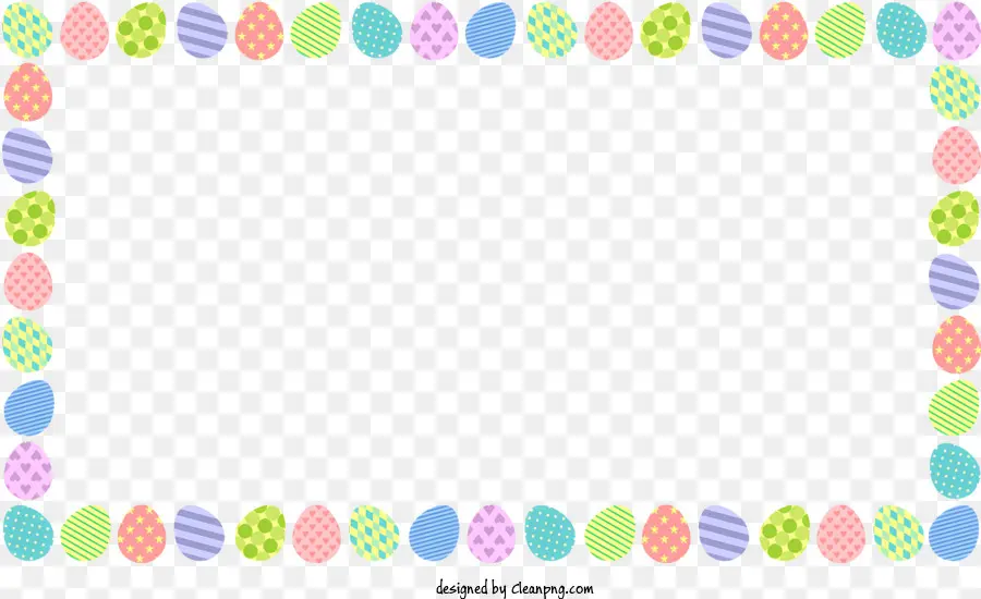 trứng khung - Khung trứng đầy màu sắc với sự phân tách đường trắng