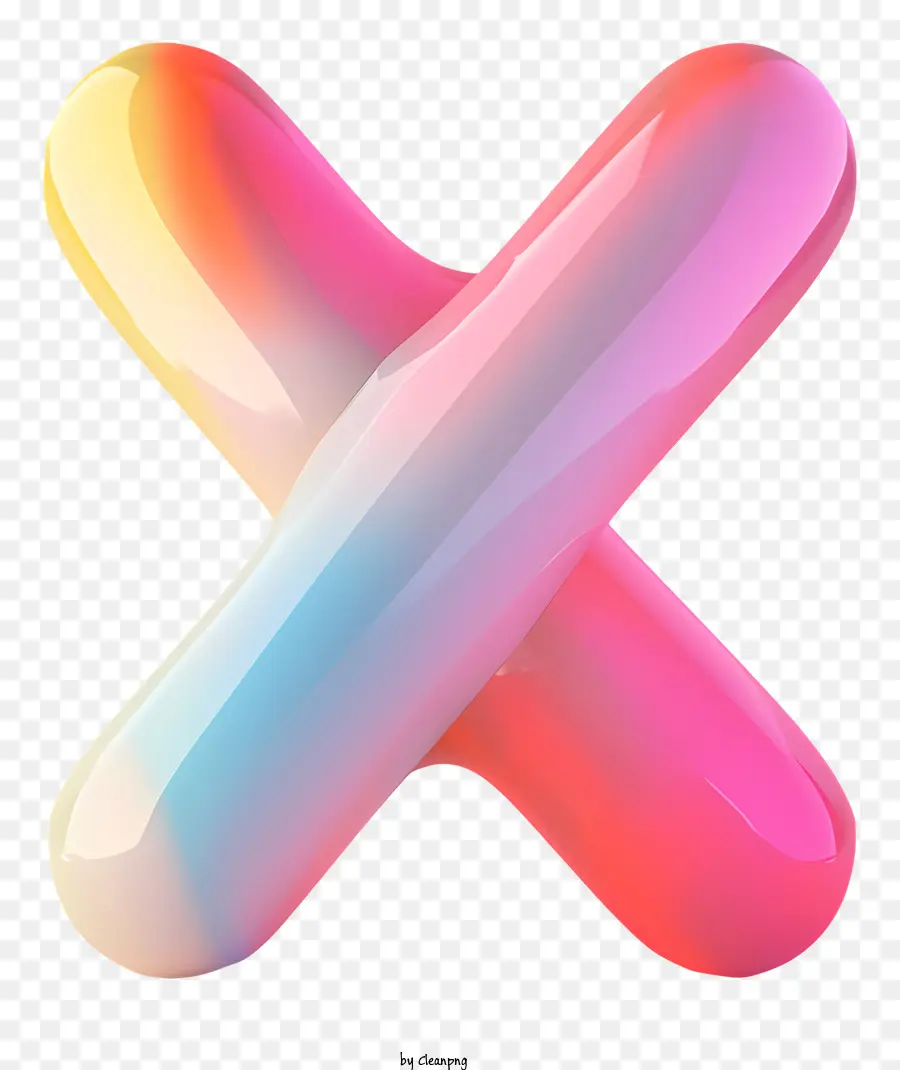 X Simbolo Liquid Design Lettera X Rappresentazione stilizzata Design colorato - Design intricato e colorato simile a un liquido che rappresenta la lettera x