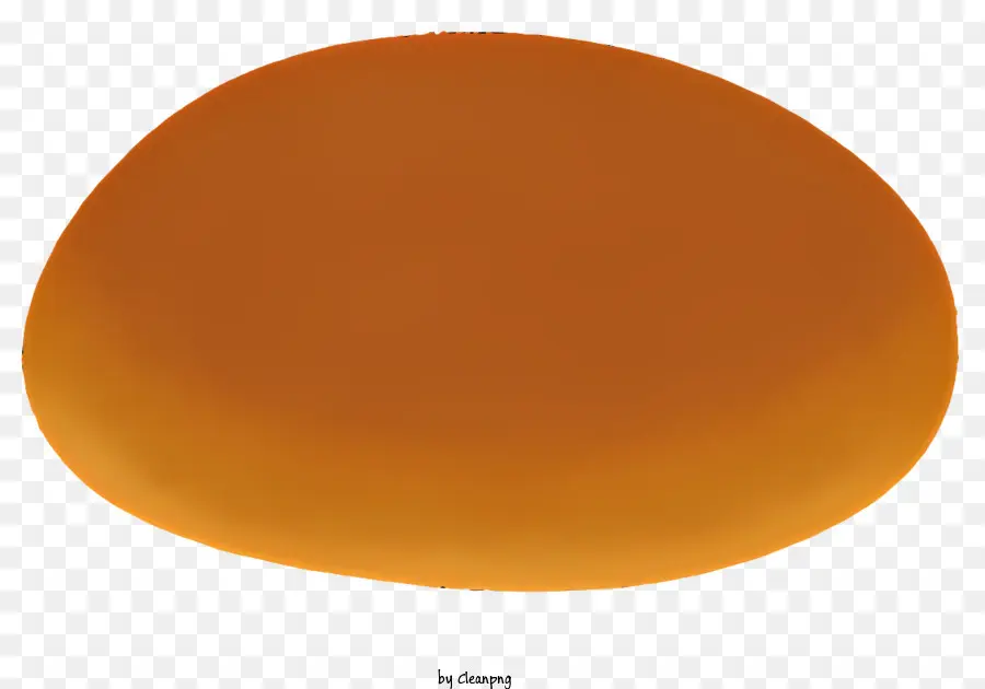 Hamburger - Oggetto sferico marrone su sfondo nero riflettente