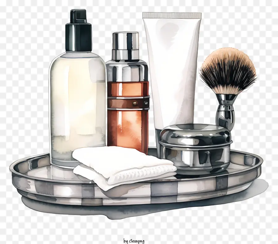 men's bath set gift for boyfriend bathroom shelf shaving brush shaving cream