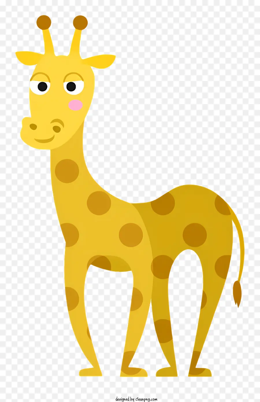 Giraffe Giraffe Tierwild Long Hals - Giraffe steht groß mit ausgestrecktem Hals