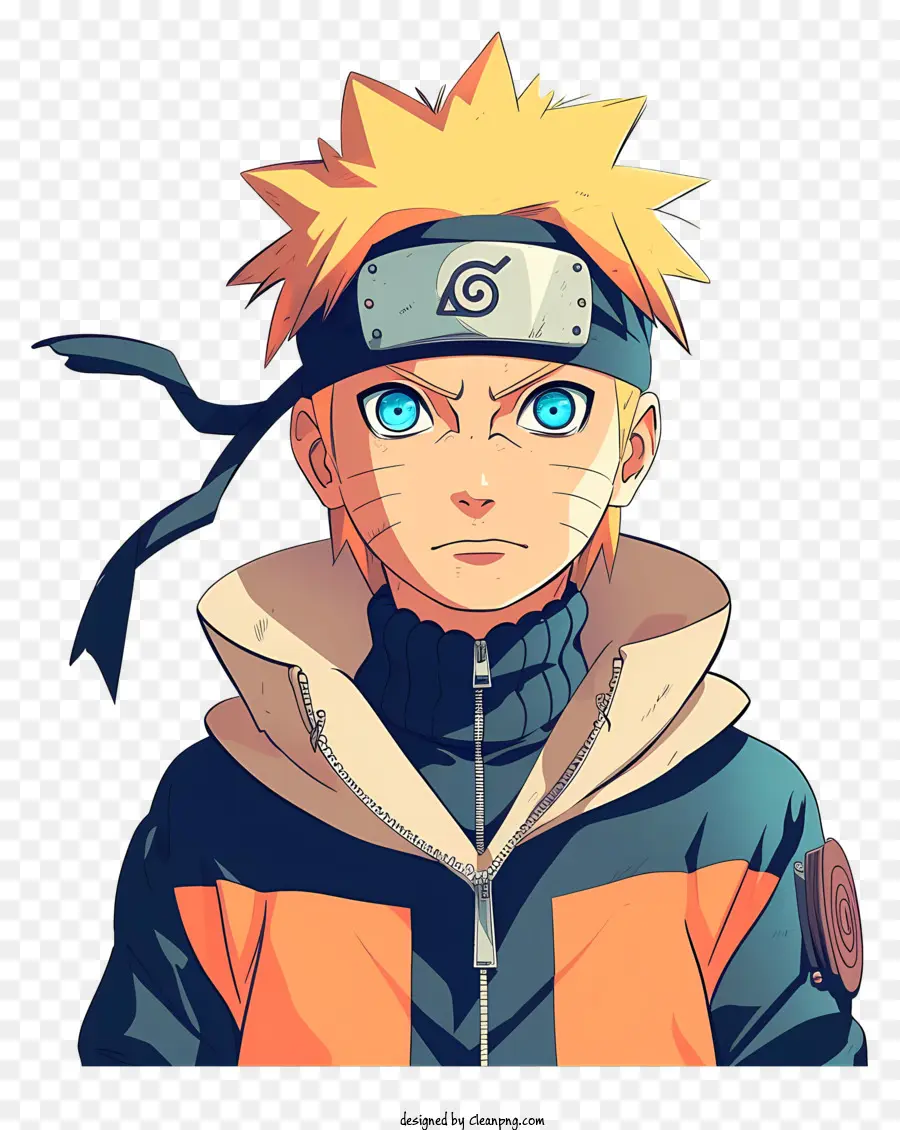 Naruto - Junger Mann mit ernsthaftem Gesichtsausdruck trägt Hoodie und Sonnenbrille