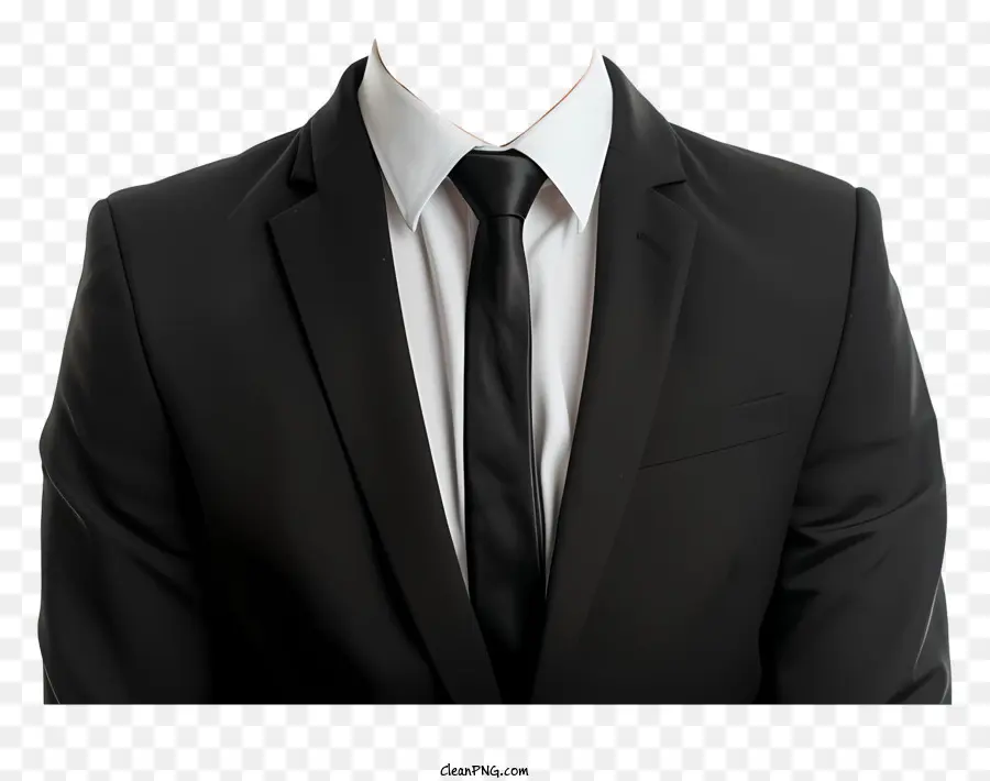 Bộ trang phục trang phục chính thức phù hợp với bộ đồ màu đen áo trắng cà vạt đen - Bộ đồ màu đen, áo sơ mi trắng, quần áo cà vạt đen