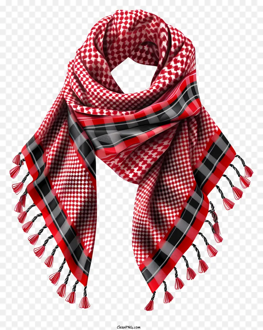 keffiyeh scarf women's scarf scarf fashion scarf styling tassel scarf