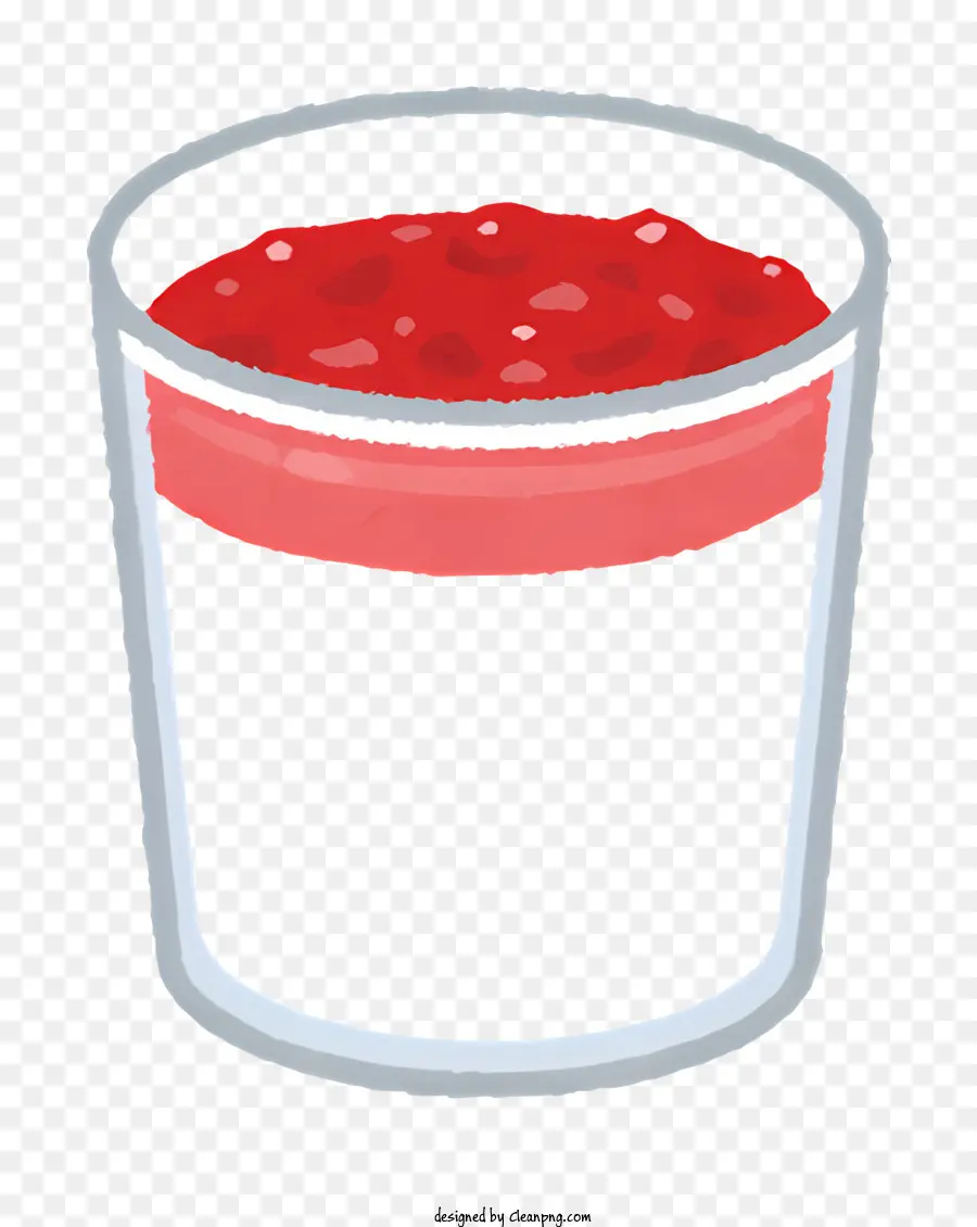 các yếu tố thực phẩm máu chất lỏng màu đỏ kính trong suốt - Kính trong suốt chứa đầy chất lỏng màu đỏ trên bề mặt màu đen