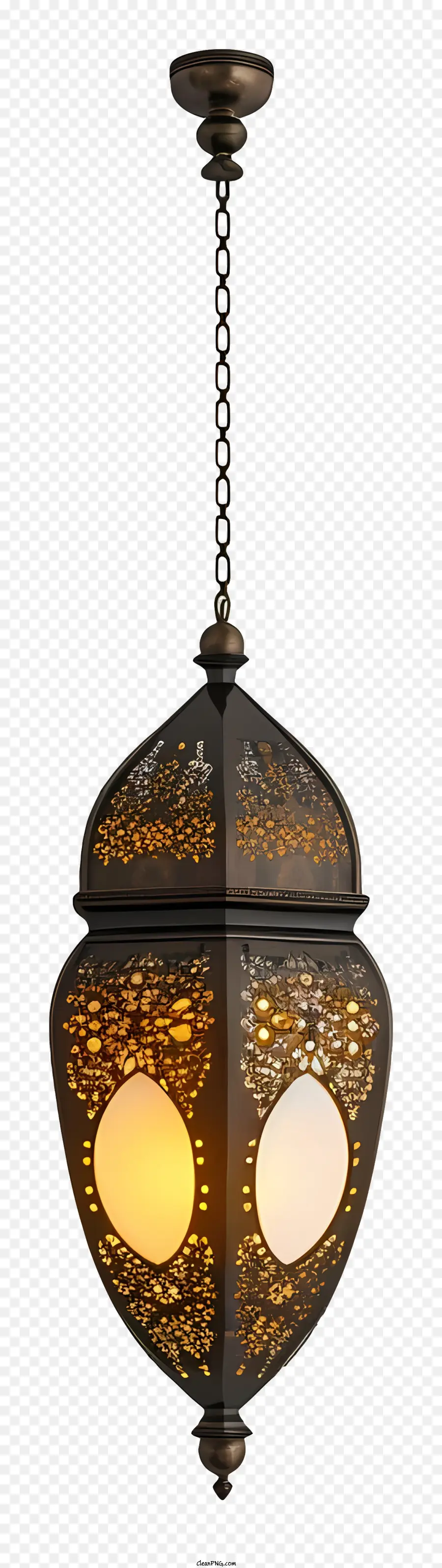 Islamico la lampada - Lampadario antico con design intricato, sospeso dal soffitto