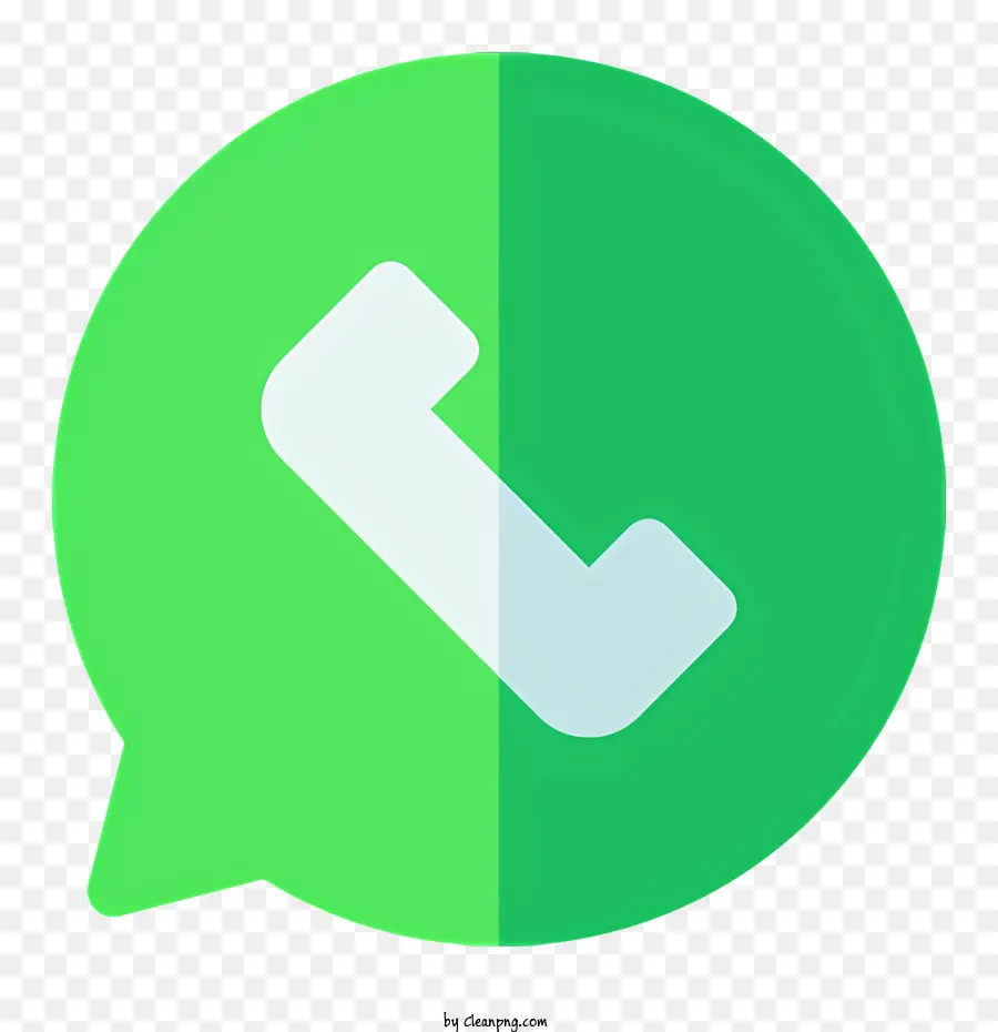 Logo WhatsApp - Icona di chat verde con il messaggio Bubble dice 