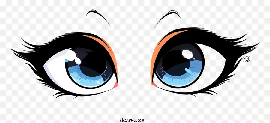 menschlicher Körperkörper -Cartoon -Schmucklogo - Die intensiven blauen Augen der realistischen schwarzen Katze im dunklen Hintergrund