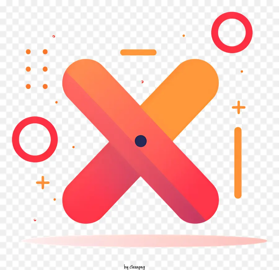 geometrische Formen - Buntes Flachdesign -Icon porträtiert das Abteilung/Subtraktionskonzept
