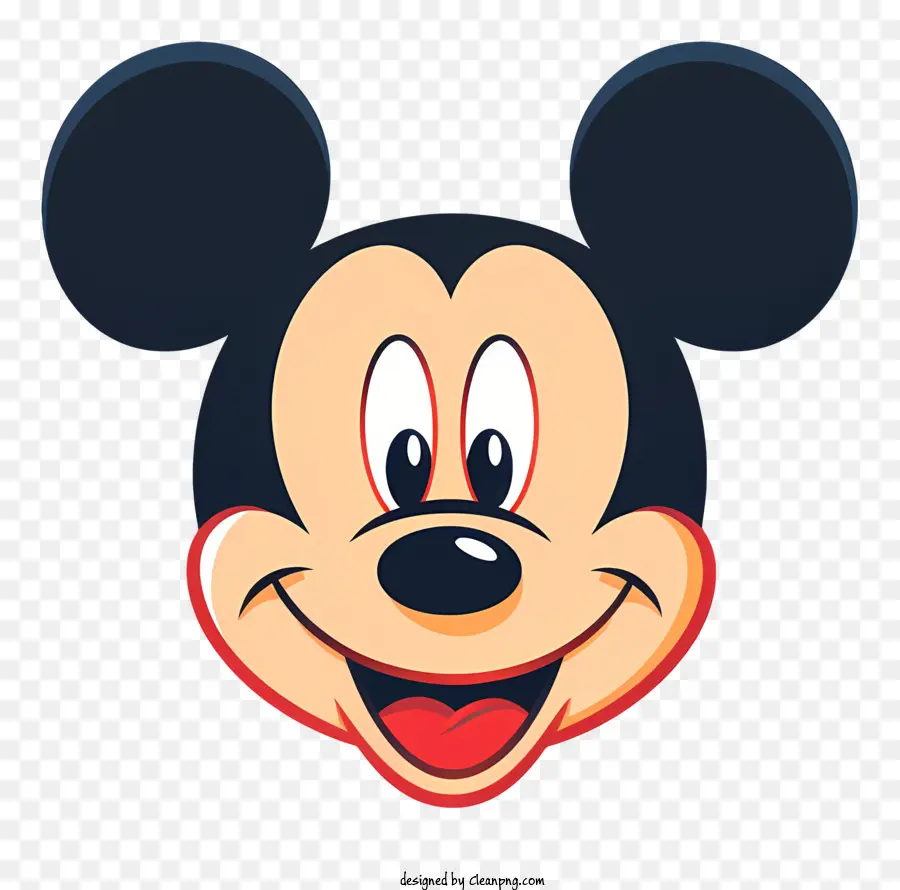 mickey Maus - Lächelnde Mickey -Maus mit ausgestreckten Armen