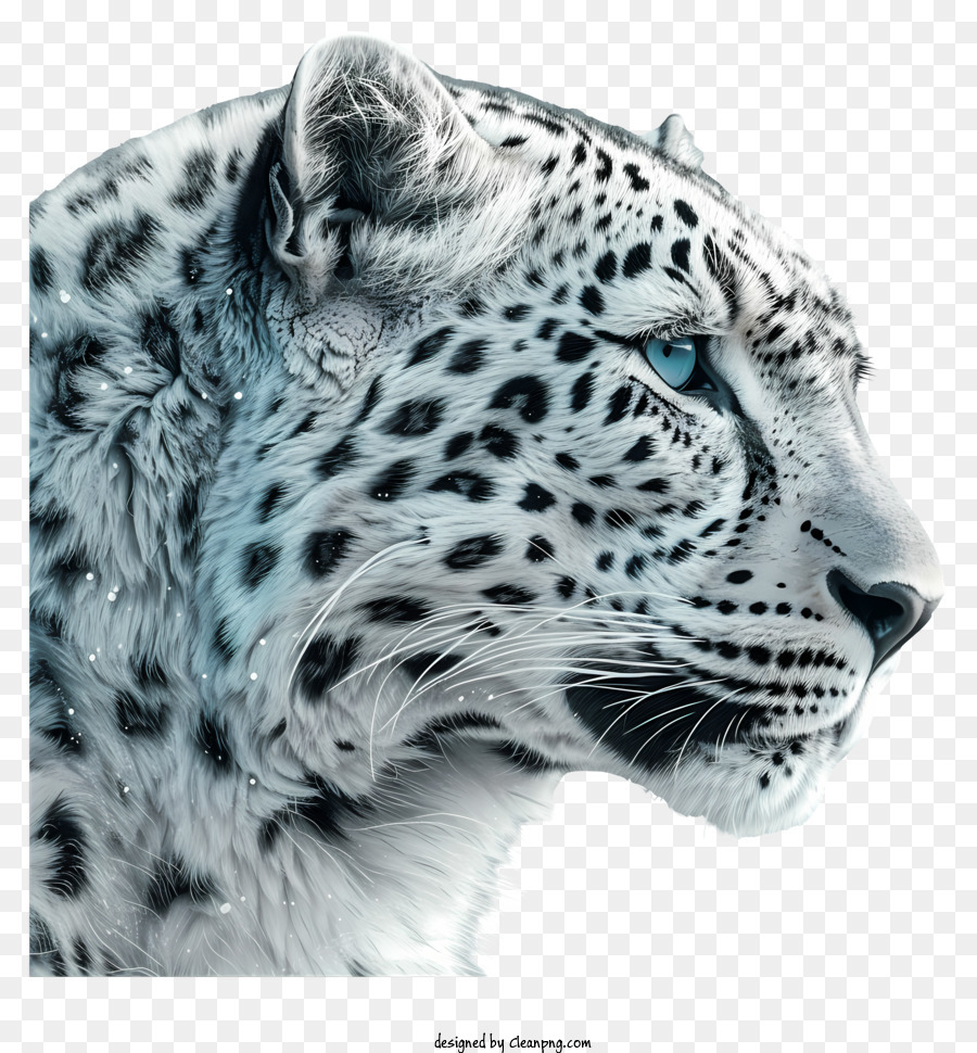 leopardo neve leopardo in bianco e nero fotografia animale fotografia leopardo da neve dagli occhi blu - Fotografia in bianco e nero di leopardo di neve