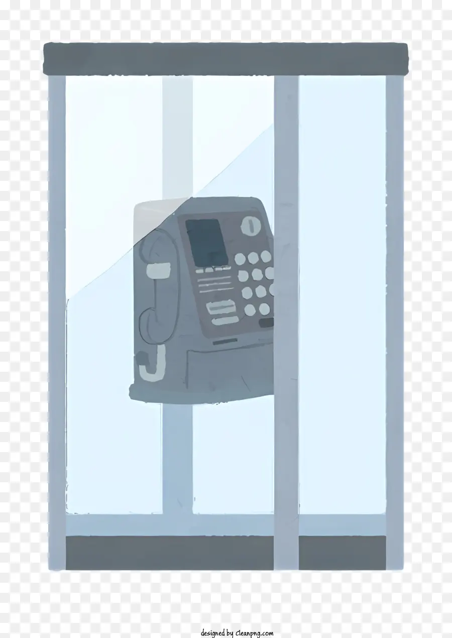 Biểu tượng cửa sổ phủ tuyết miễn phí điện thoại màu xanh - Cửa sổ phủ đầy tuyết với biển báo 