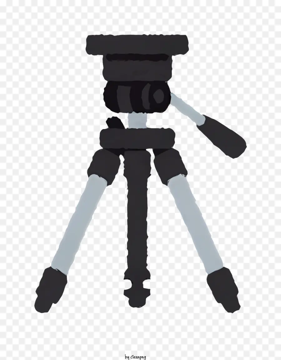 Icon Stativ Kamera Einstellbare Stativbeine - Einstellbares Stativ mit drei Beinen und Kopf