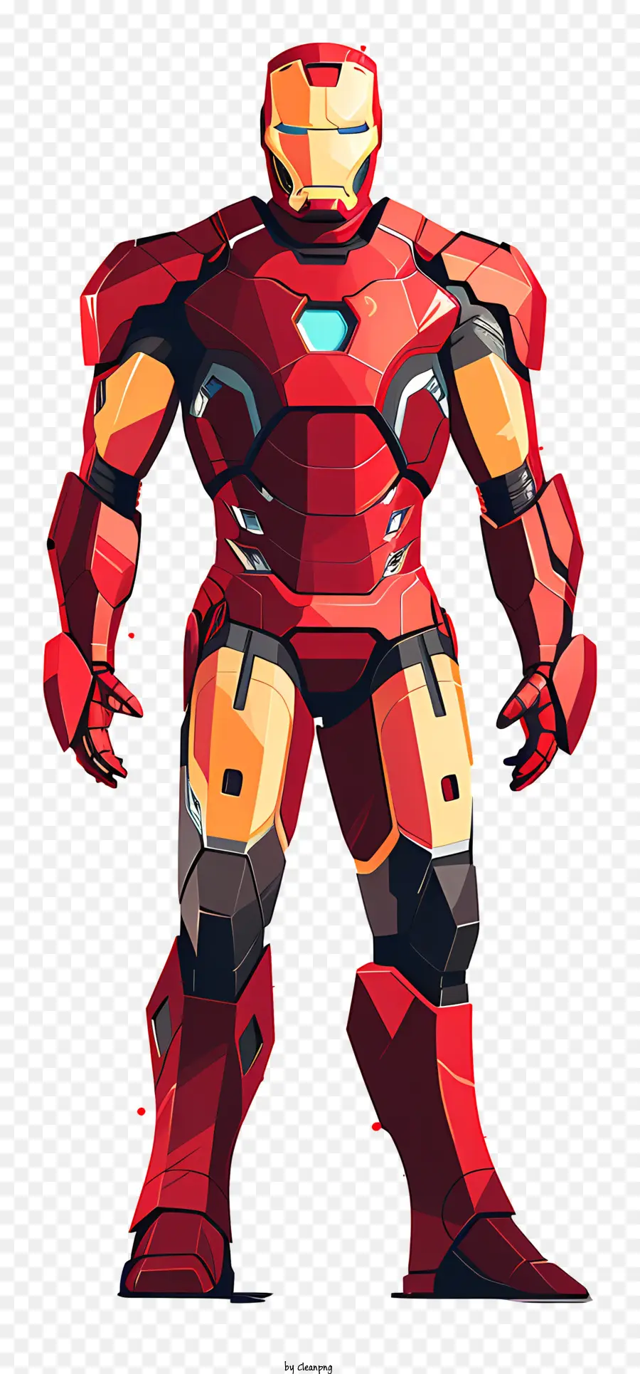người Sắt - Hình ảnh của Iron Man trong bộ đồ màu đỏ