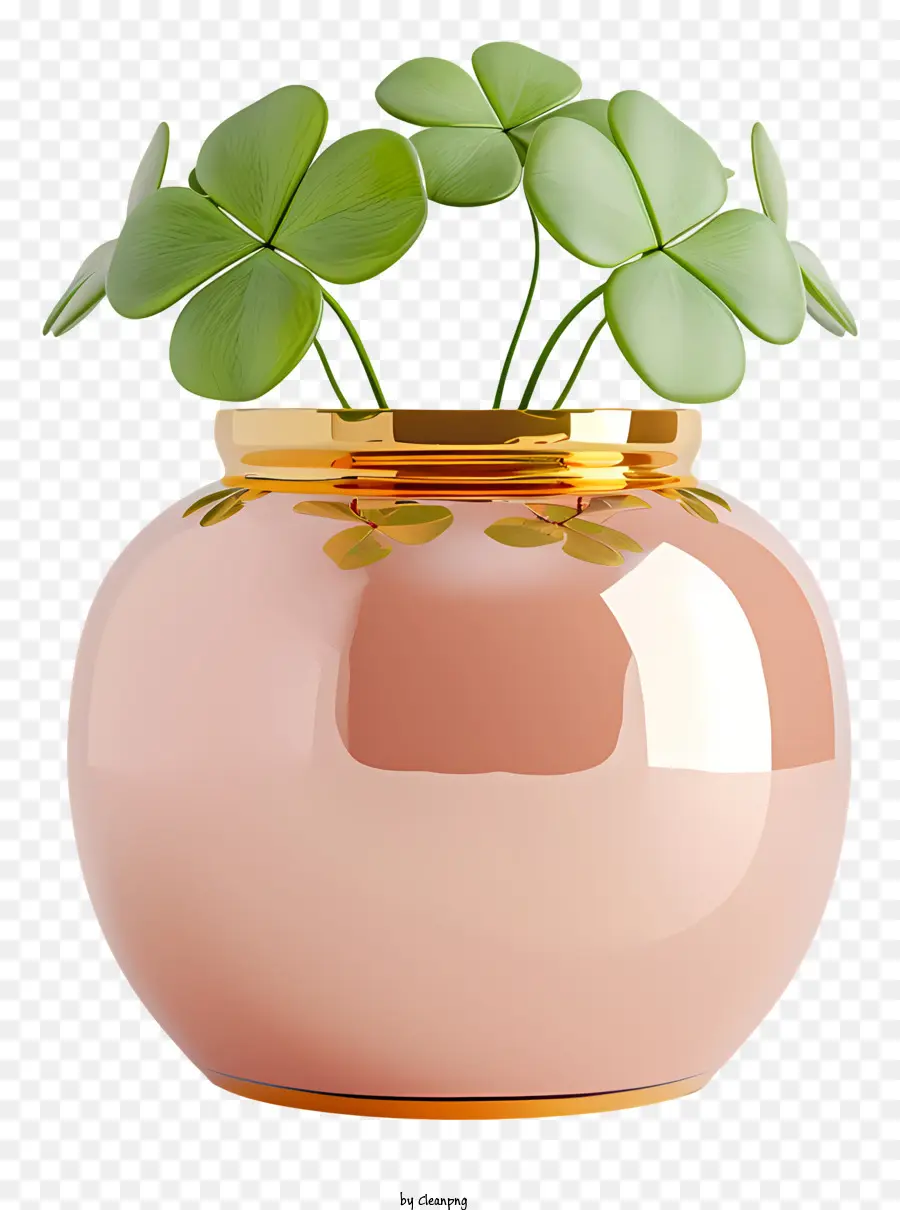 Goldring - Elegante Topfpflanze mit schamrockförmigen Blättern