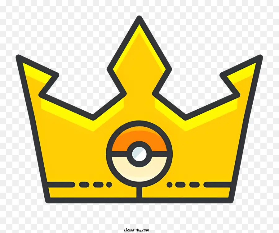 pokémon - Corona d'oro con logo Pokemon e pikachu