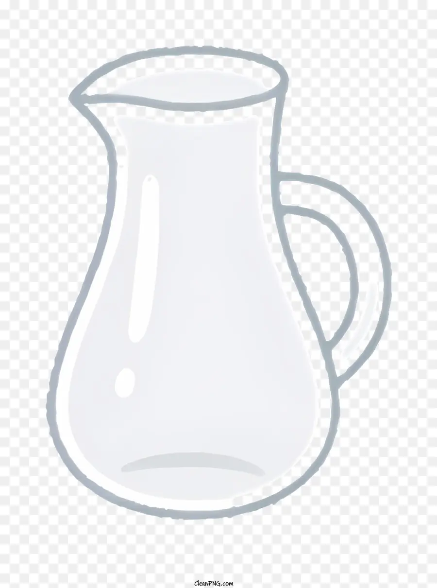 Biểu tượng rõ ràng kính bình thủy tinh tay cầm tay cầm bình phun nước - Bình kính rõ ràng với tay cầm và vòi