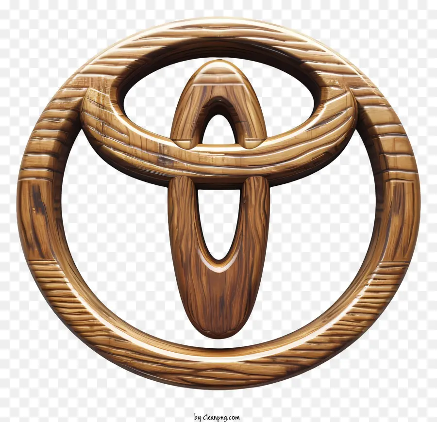 Toyota Logo - Nahaufnahme des Eichenzeichens mit kompliziertem Design
