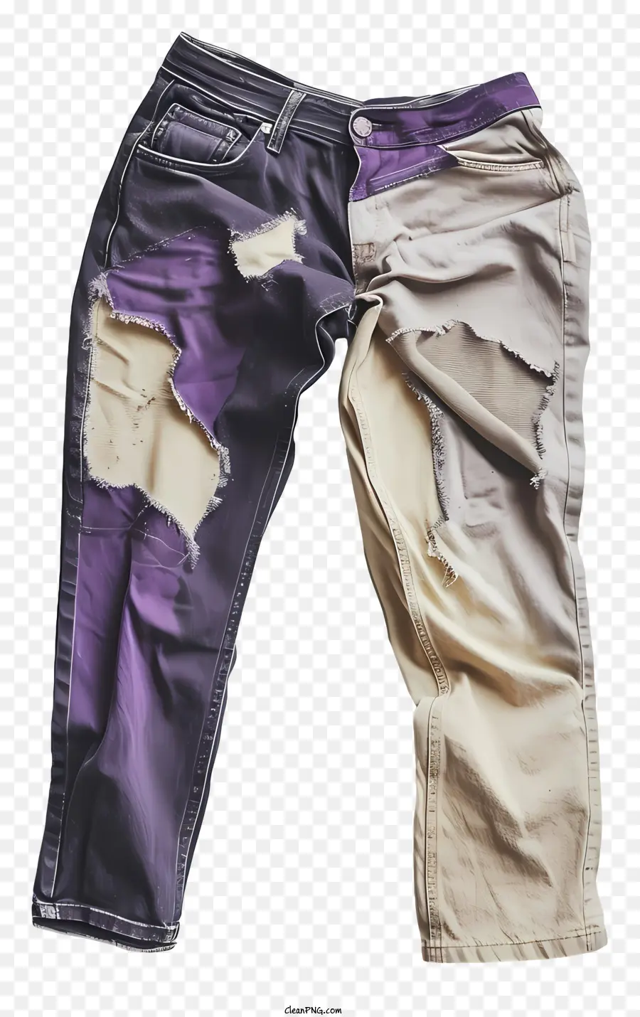 Quần jean rách quần jean rách quần jean với những lỗ hổng đau khổ quần jean - Quần jean rách với màu tím, màu be, đen