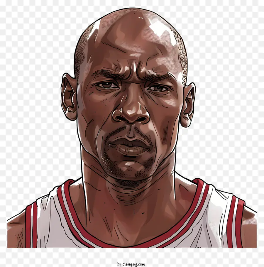 Michael Jordan Chicago Bulls NBA Basketball Player Professional Basketball - Ritratto di Michael Jordan, leggendario giocatore di basket