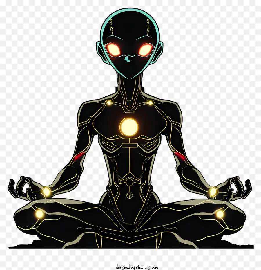 meditazione bioman tranquillità serenità - 1. Immagine del carattere umanoide nella meditazione profonda.
2. senso di tranquillità e calma.
3. Nessuna relazione con la fantascienza o la tecnologia