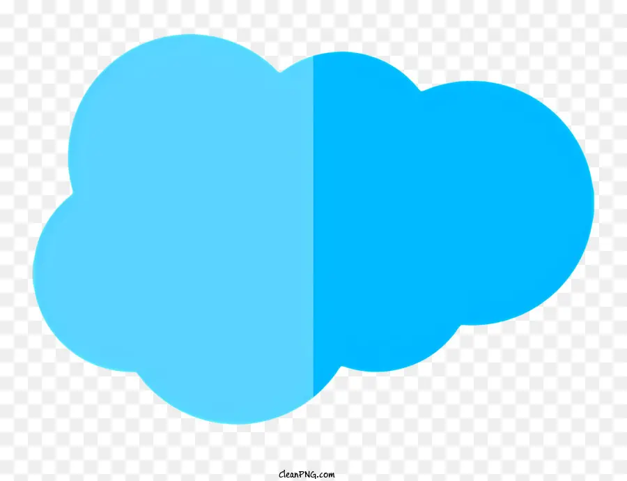 Salesforce Logo - Blau -weißes Wolkenbild ohne Details