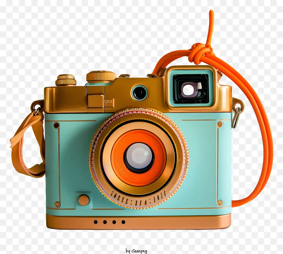 Sofortkamera altmodische Kamera Metallkörper Kamera Objektiv Kamera brauner Kamera Hülle - Altmodische Kamera mit Metallkörper und Objektiv