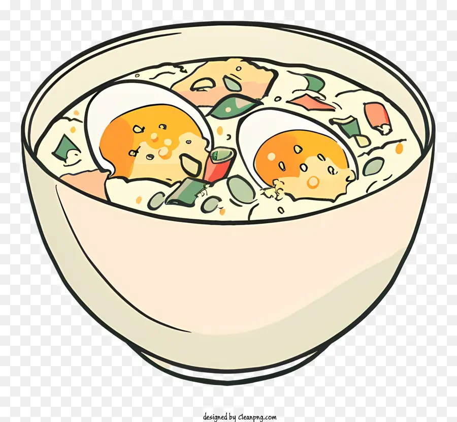 trứng món ăn món ăn esian acalles trứng - Bát với mì, gạo, trứng được sắp xếp gọn gàng